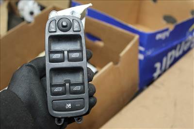 Volvo V50 2003-2007 ablakemelő kapcsoló  bal (4 gombos) 