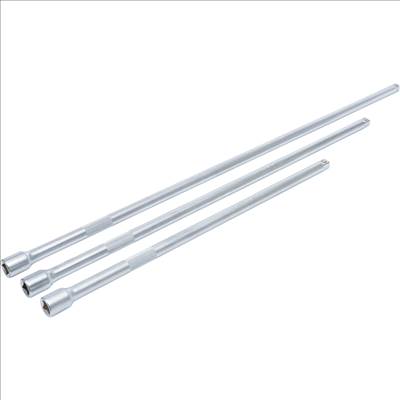 BGS Hosszabbító szár készlet 12.5mm (1/2") 450/600/750mm, 3db - BGS-6856