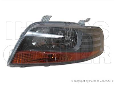 Daewoo Kalos 2003-2007 - Fényszóró H4 bal (motoros, hosszú villogó) TYC