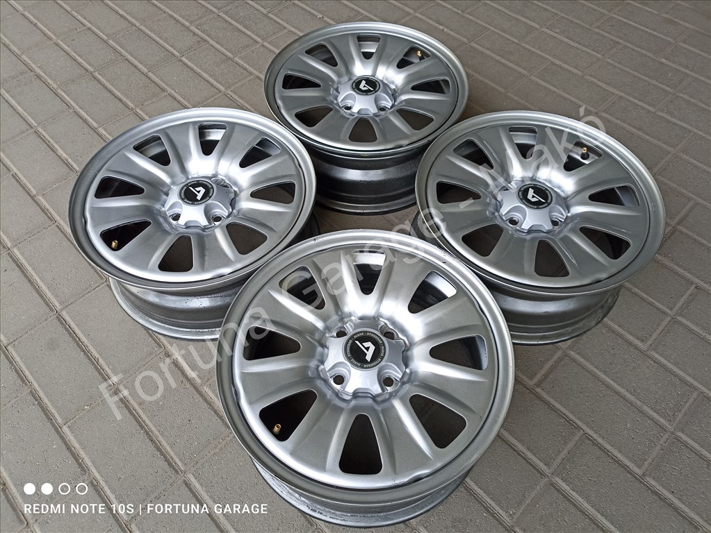 4x100 15" Alcar Hybrid újszerű lemezfelni garnitúra (628) 2. kép