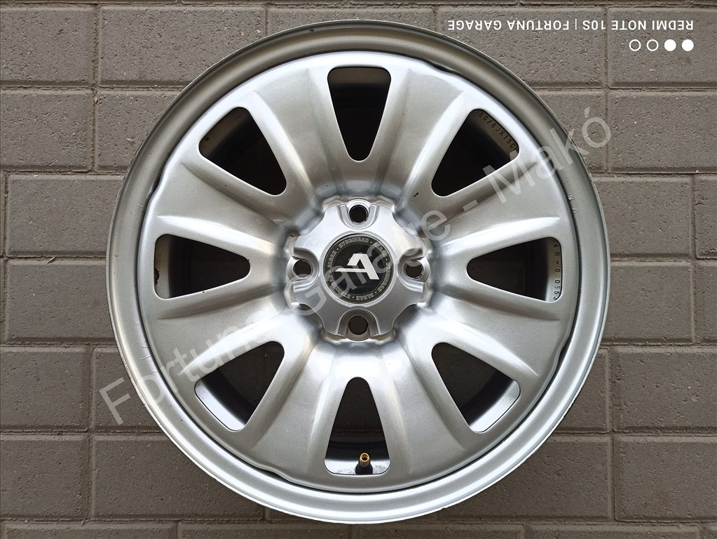 4x100 15" Alcar Hybrid újszerű lemezfelni garnitúra (628) 4. kép