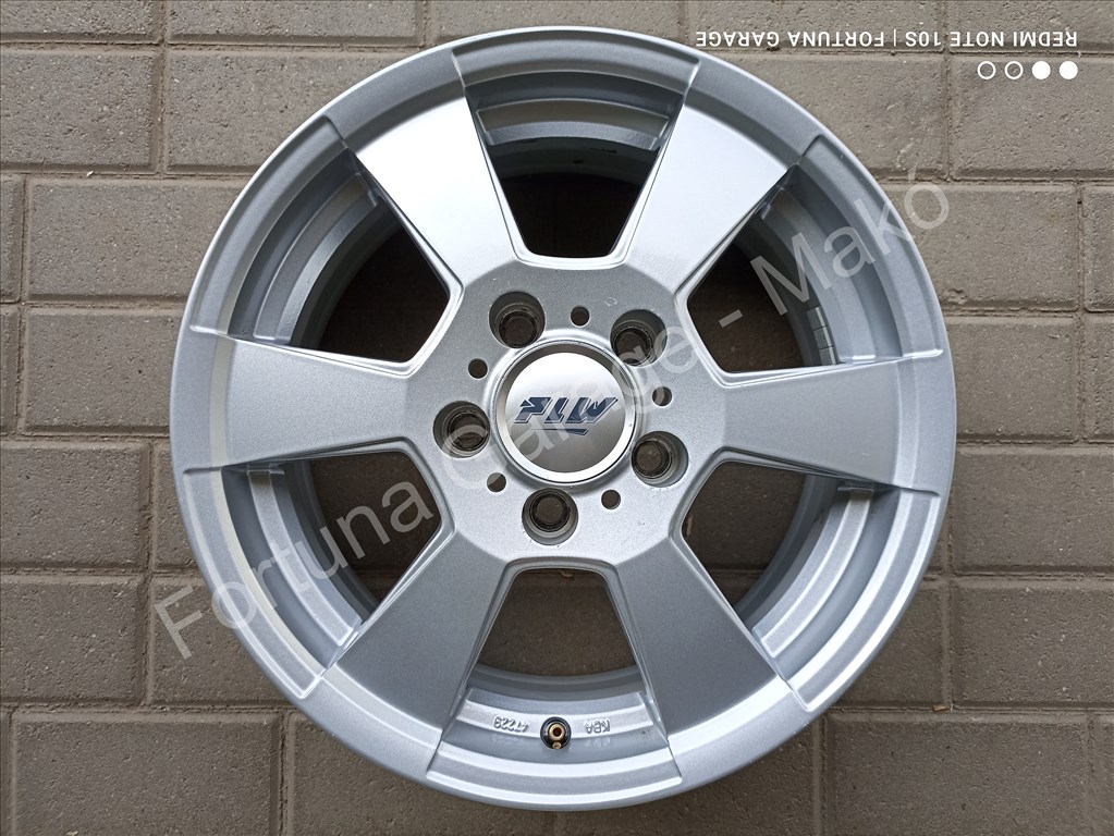 5x112 15" PLW B800 használt alufelni garnitúra 5. kép