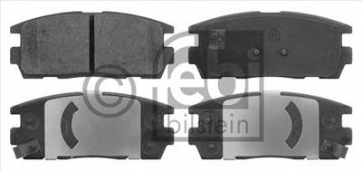 FEBI BILSTEIN 16631 - fékbetét CHEVROLET CHEVROLET (SGM) OPEL VAUXHALL
