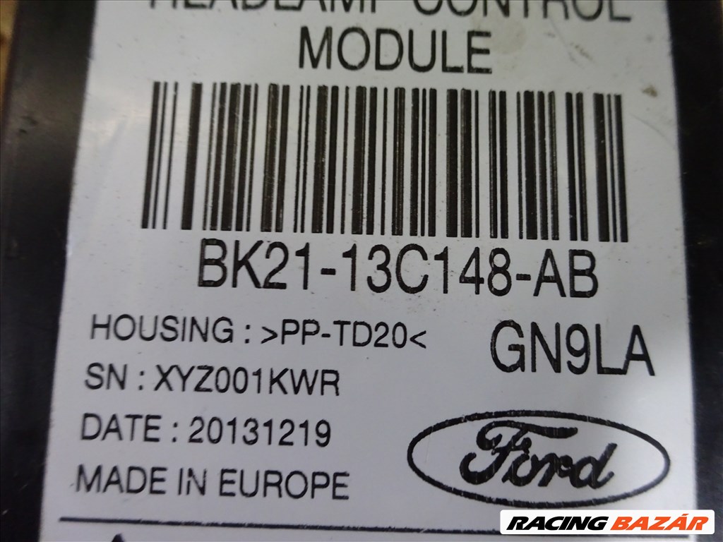 Ford Transit Tranzit Custom MK8 12 Fényszóró állító modul érzékelő 468 bk2113c148ab 8. kép