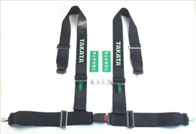 TAKATA replika sport biztonsági öv 4pontos fekete 3"
