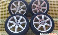 17" használt (gyári felni) alufelni, rajta 225/45 használt Hankook nyári gumi gumi