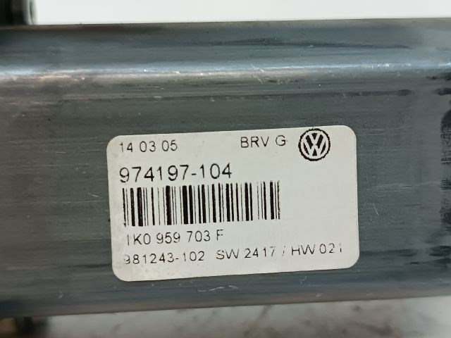 VW PASSAT B6 Bal hátsó Ablakemelő Motor 3. kép