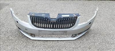 Skoda Octavia III mosós gyári első lökhárító szürke színben 5e0807221
