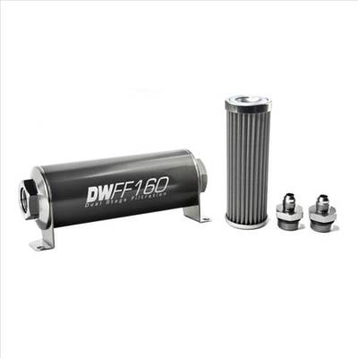 DeatschWerks üzemanyagszűrő 100 mikronos AN6 160mm