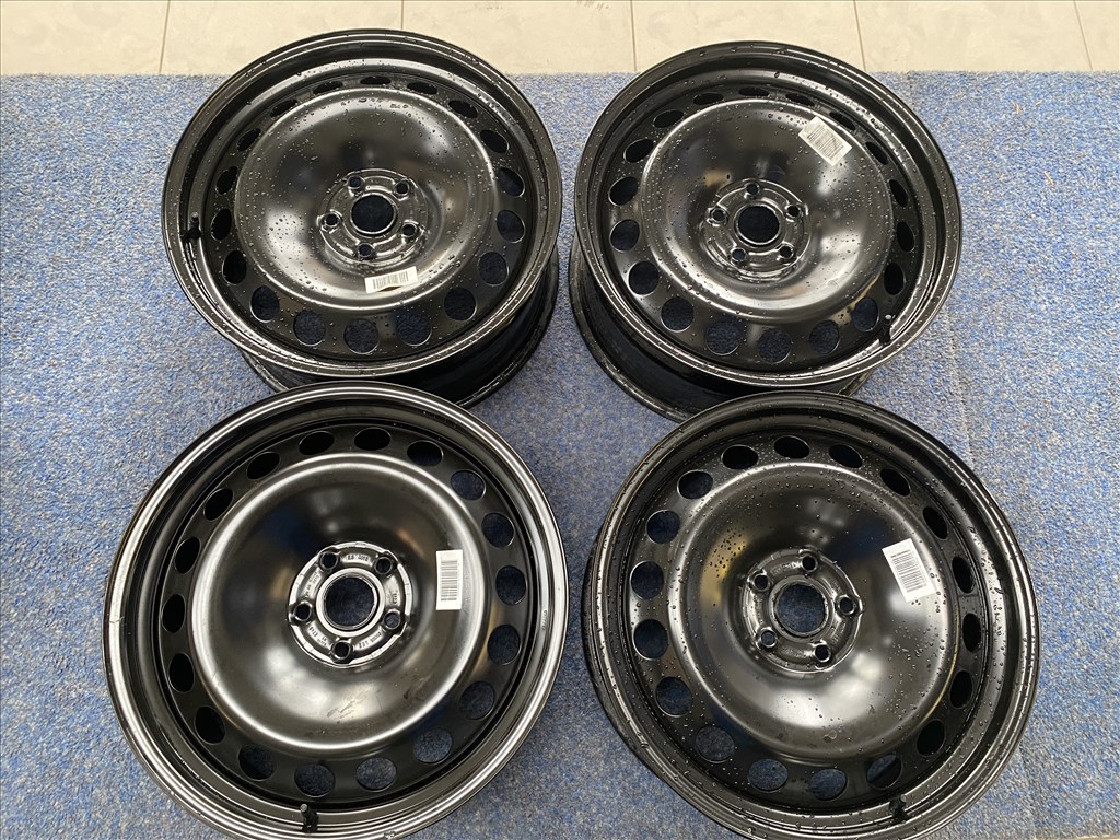 (3447) Volkswagen 19 gyári új lemezfelni, 5x112, Audi Skoda 4. kép