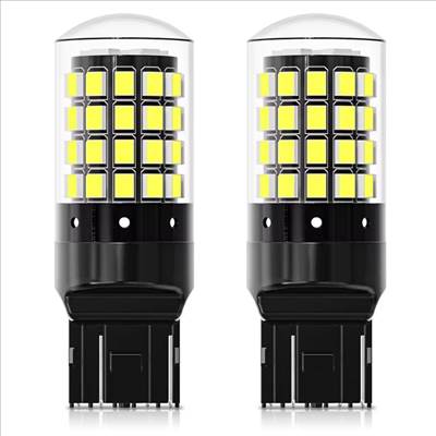 W21W 7440 T20 CANBUS FEHÉR JÉGFEHÉR HIDEG FEHÉR LED LED-es izzó égő CANBUS 12V ✔️