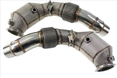 Downpipe, Kipufogó leömlő BMW F10 M5 F12 F13 M6 KAT