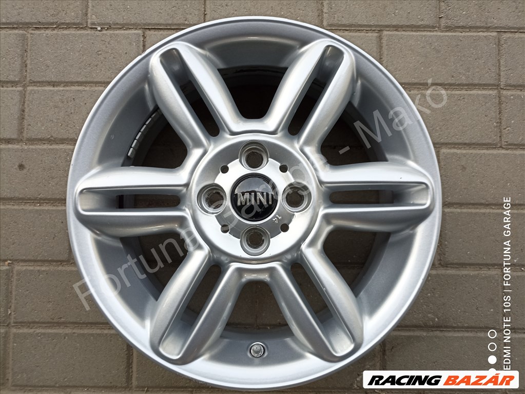 4x100 16" Mini Cooper használt alufelni garnitúra +TPMS 3. kép