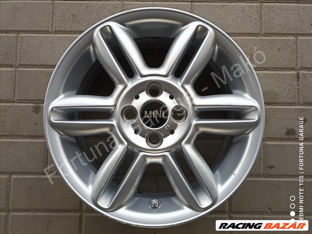 4x100 16" Mini Cooper használt alufelni garnitúra +TPMS 5. kép