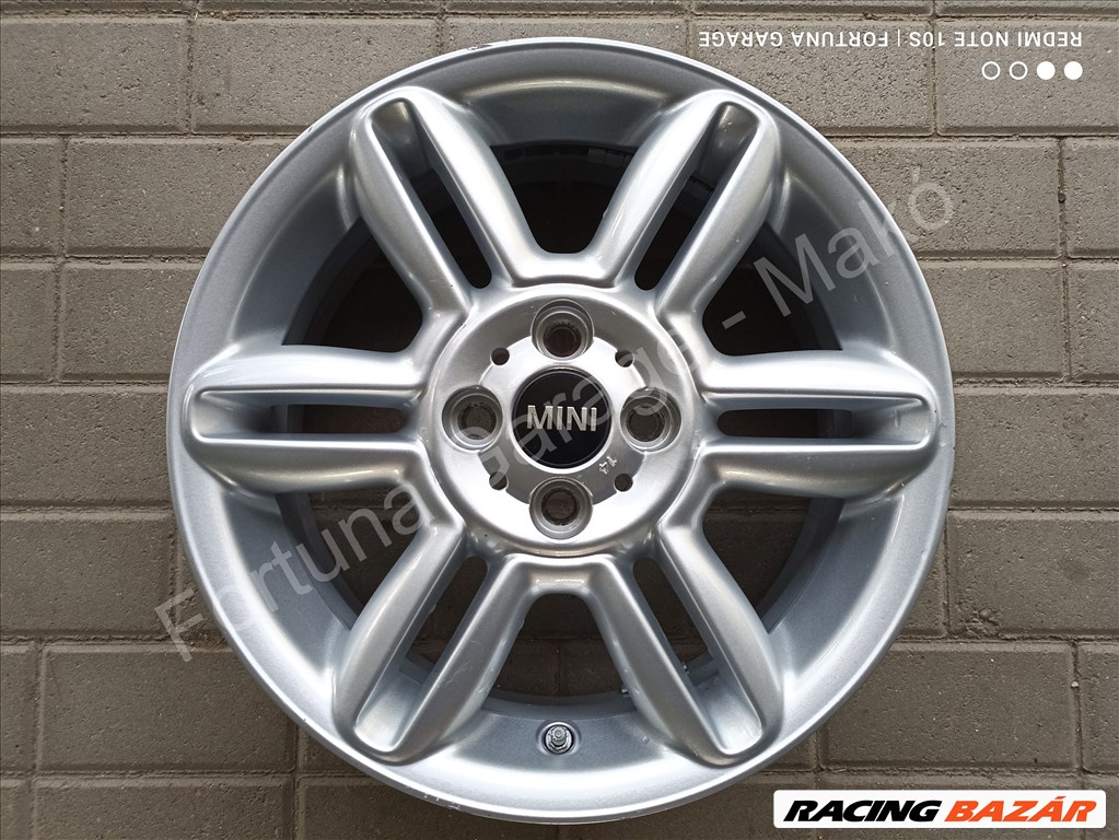 4x100 16" Mini Cooper használt alufelni garnitúra +TPMS 6. kép