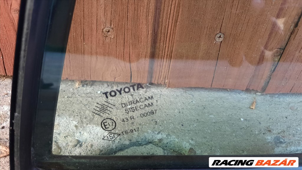 Toyota Auris (E150) jobb hátsó ajtó üveg fix 3. kép