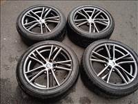 5x120 lyukosztású 18" újszerű alufelni, rajta 245/45 használt Bridgestone nyári gumi gumi