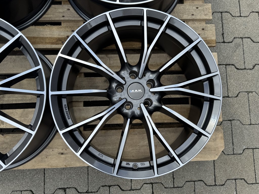 R20 5x120 (72,6) MAK FABRIK-D 9J ET35 GUN MET-MIRROR FACE  új alufelnik felnik 3. kép