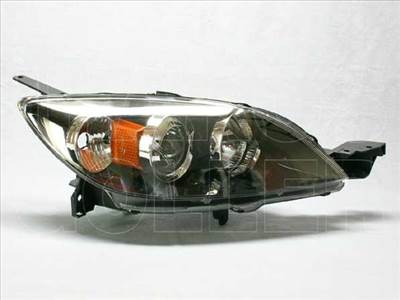 Mazda 3 2003-2006 - Fényszóró HB3/H7 jobb, 5 ajtós (belülr. áll.) DEPO