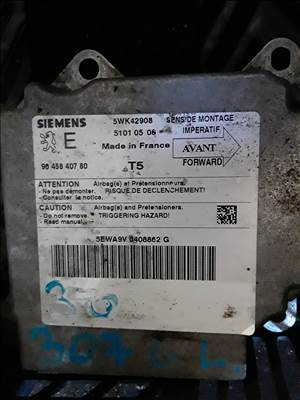 Peugeot 307 5WK42980 9645840780 Légzsákindító