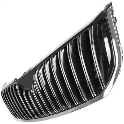 Skoda Superb II Kombi hűtőrács (fekete/króm – első, középső) 2008-2013