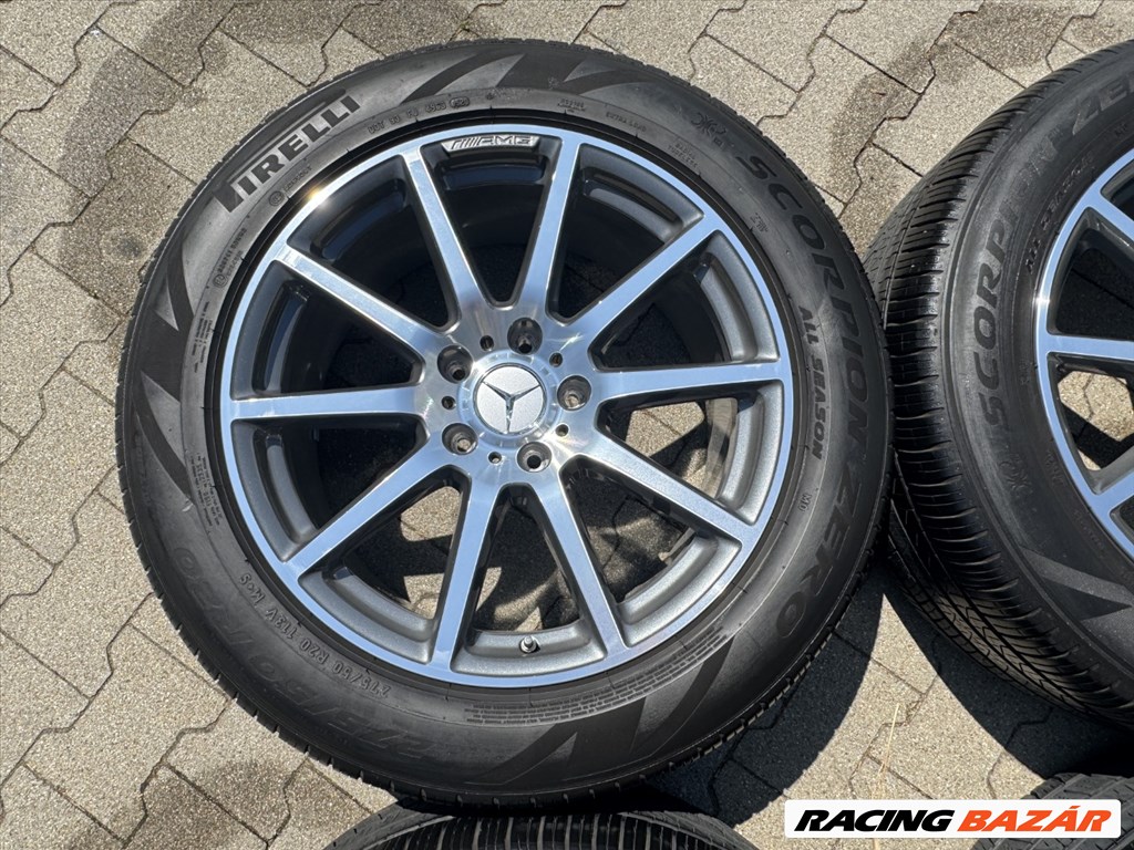 R20 5x130 Original Mercedes AMG G-Class W463 9.5J ET35 OE A4634011800 + 275/50 + TPMS  5. kép
