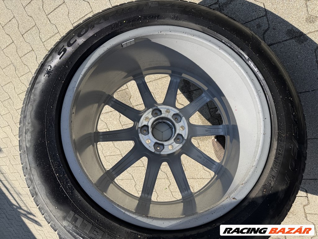 R20 5x130 Original Mercedes AMG G-Class W463 9.5J ET35 OE A4634011800 + 275/50 + TPMS  8. kép