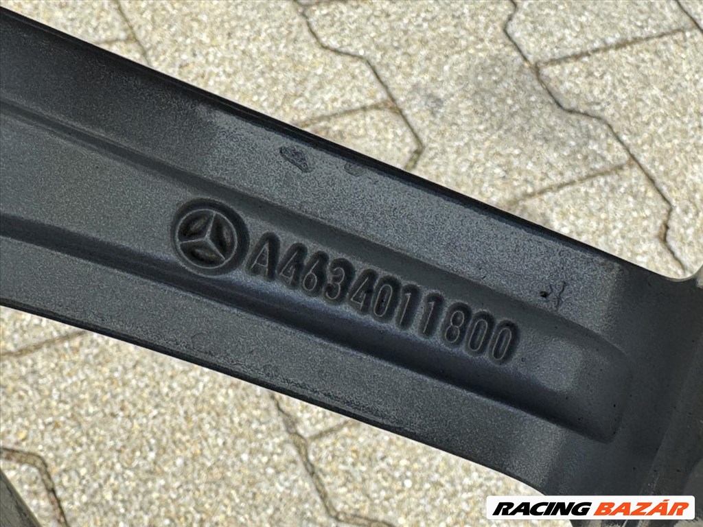 R20 5x130 Original Mercedes AMG G-Class W463 9.5J ET35 OE A4634011800 + 275/50 + TPMS  11. kép