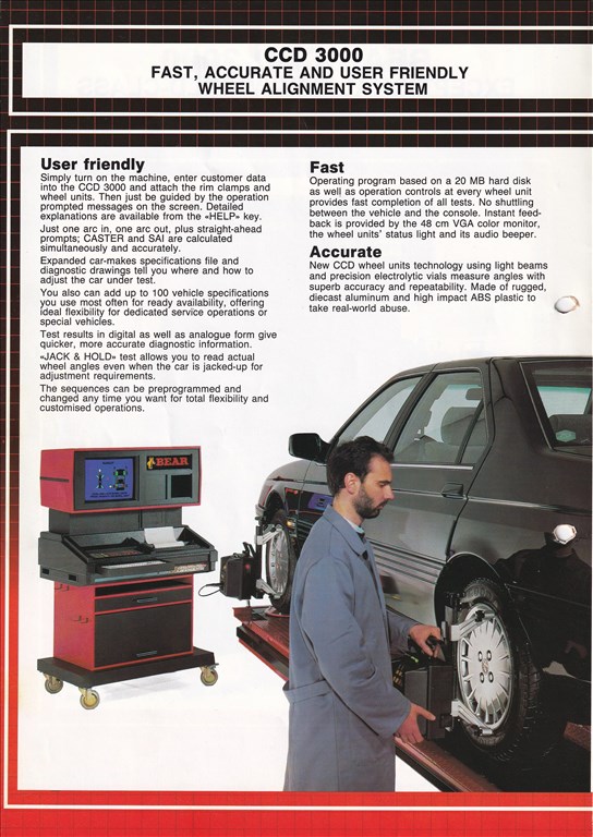 BEAR CCD 2 fejes futóműállító műszer eladó 4. kép