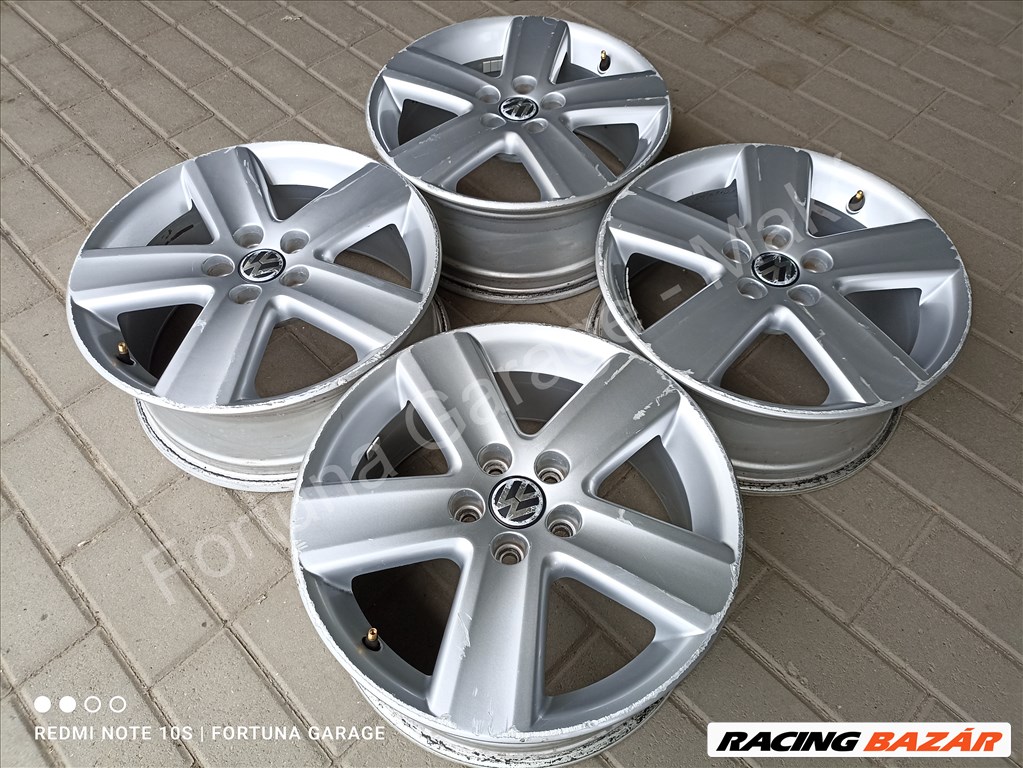 5x100 16" Volkswagen 'Varano' használt alufelni garnitúra 2. kép