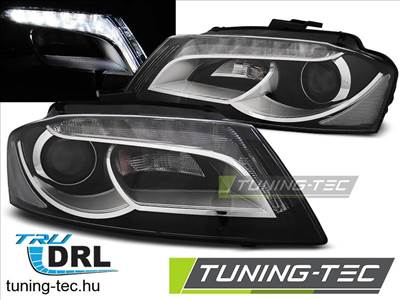 Audi A3 (8P) AUDI A3 8P 08-12 BLACK TRU DRL Tuning-Tec Fényszór