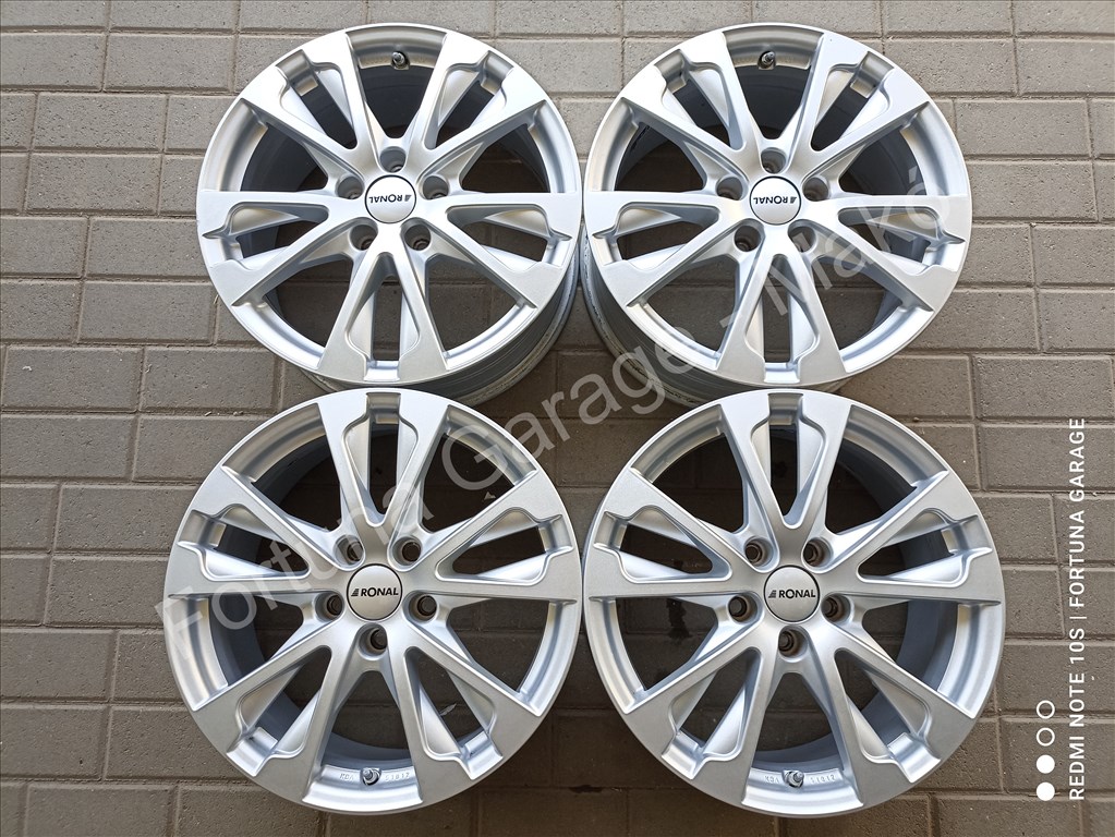 5x112 17" Ronal R61 újszerű alufelni garnitúra +TPMS (Mercedes) 1. kép