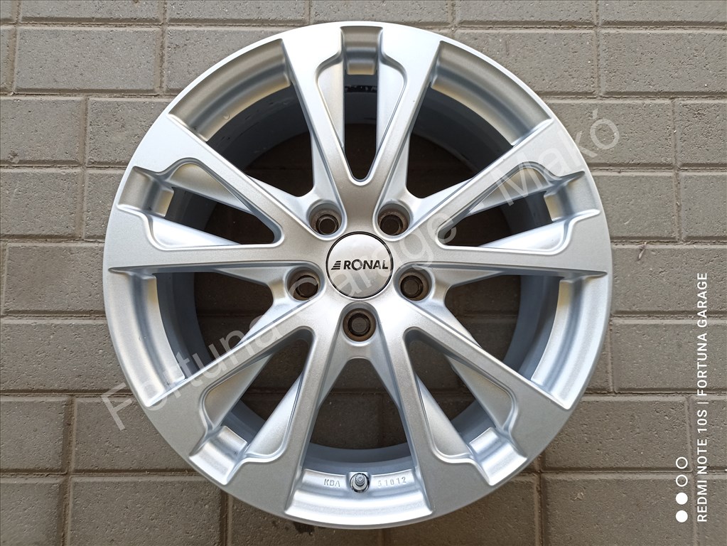 5x112 17" Ronal R61 újszerű alufelni garnitúra +TPMS (Mercedes) 3. kép
