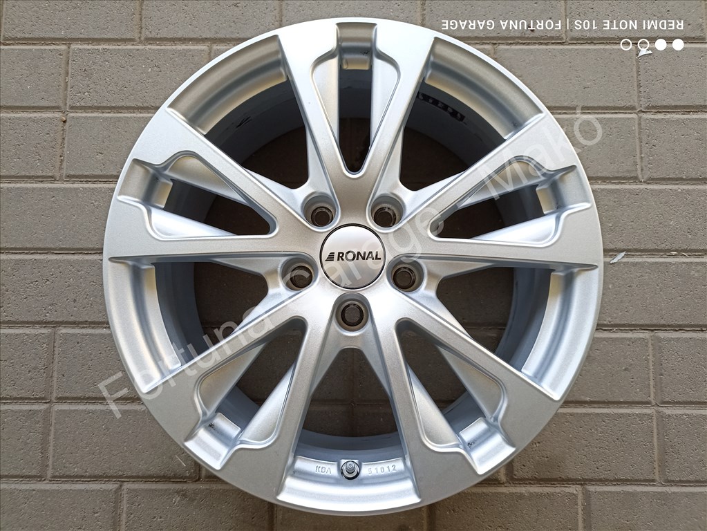 5x112 17" Ronal R61 újszerű alufelni garnitúra +TPMS (Mercedes) 5. kép