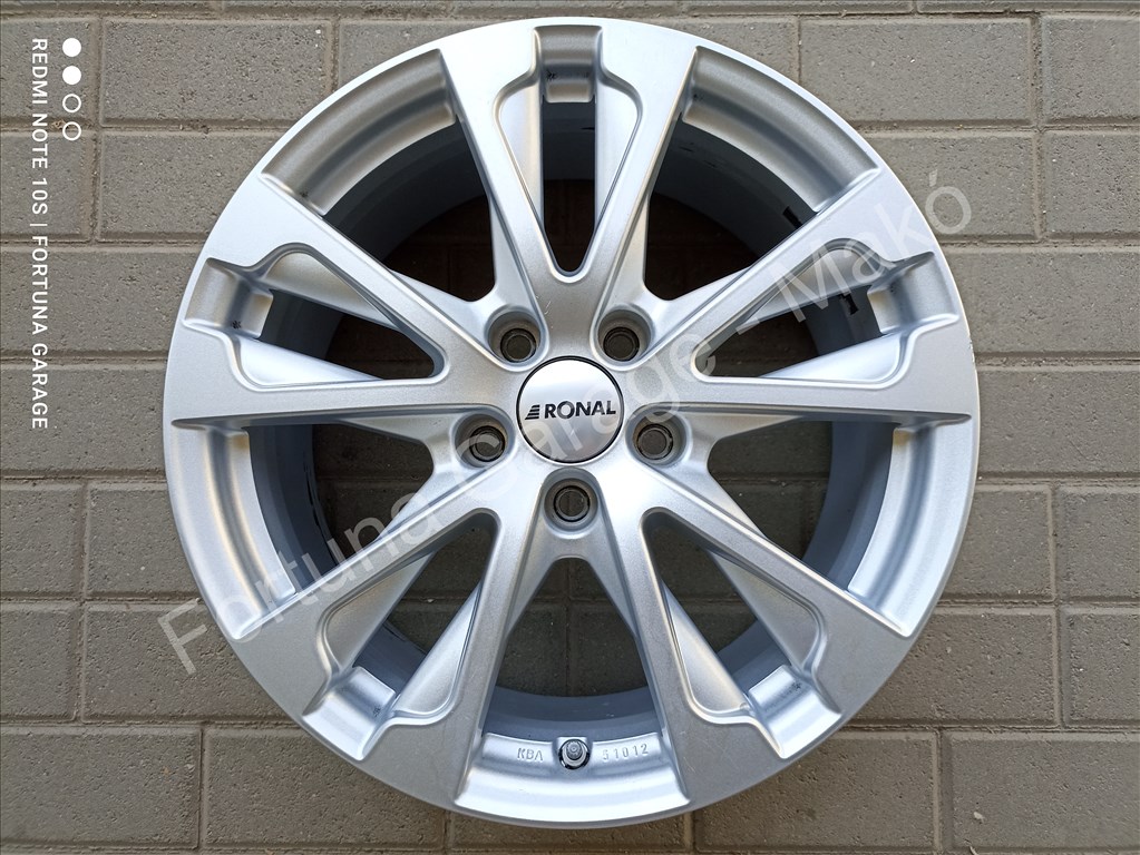 5x112 17" Ronal R61 újszerű alufelni garnitúra +TPMS (Mercedes) 4. kép