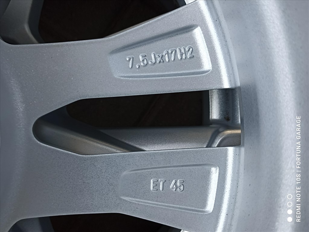 5x112 17" Ronal R61 újszerű alufelni garnitúra +TPMS (Mercedes) 7. kép