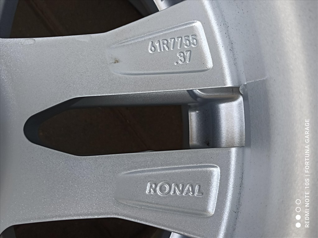 5x112 17" Ronal R61 újszerű alufelni garnitúra +TPMS (Mercedes) 8. kép