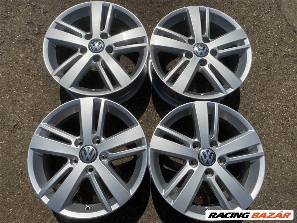 4db gyári 16" VW Golf - Jetta - Caddy alufelni. (3964) 1. kép