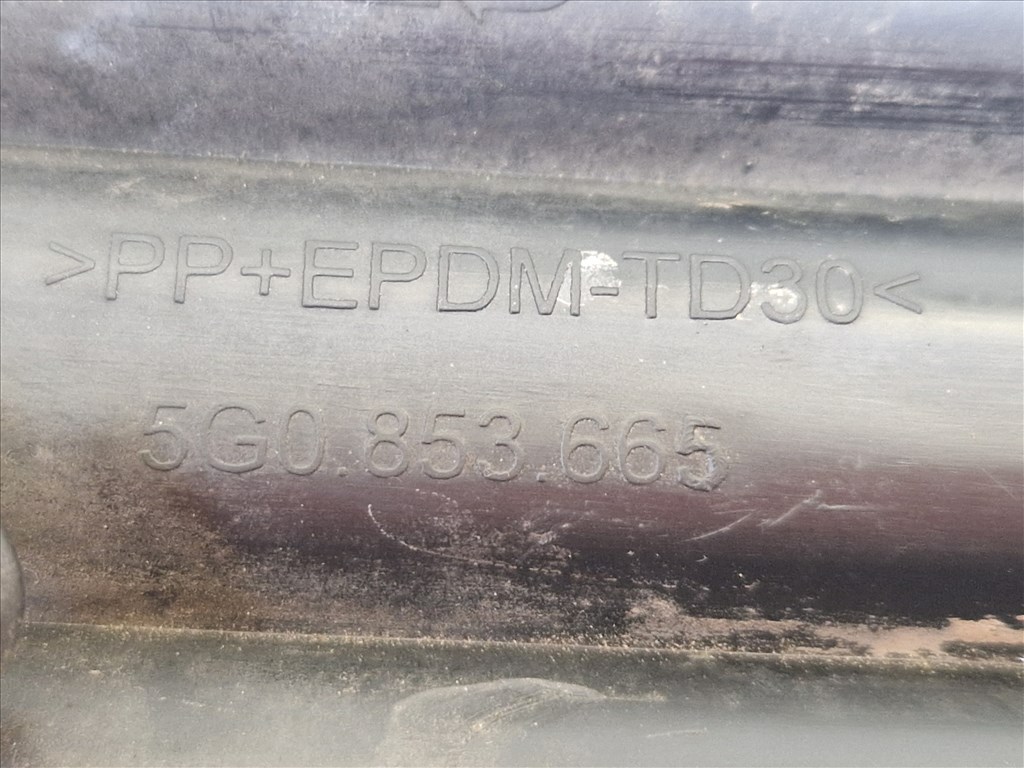 Volkswagen Golf VII első lökhárító bal díszrács (19210) 5g0853665 9. kép