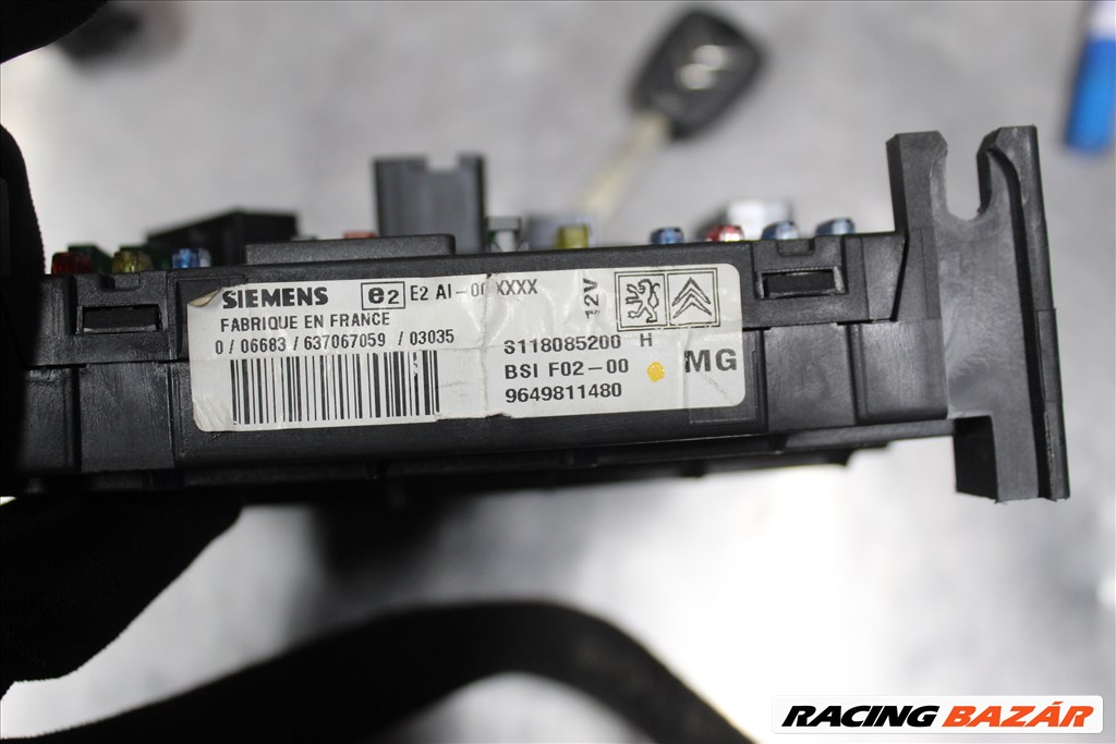 Citroen C3 2002-2005 1.4HDI bitrosíték tábla   9649811480 2. kép