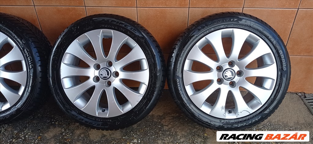 SKODA SUPERB 17" ALUFELNI 5X112 TÉLI 205/55R17 GUMIVAL OLCSÒN!!! 3. kép