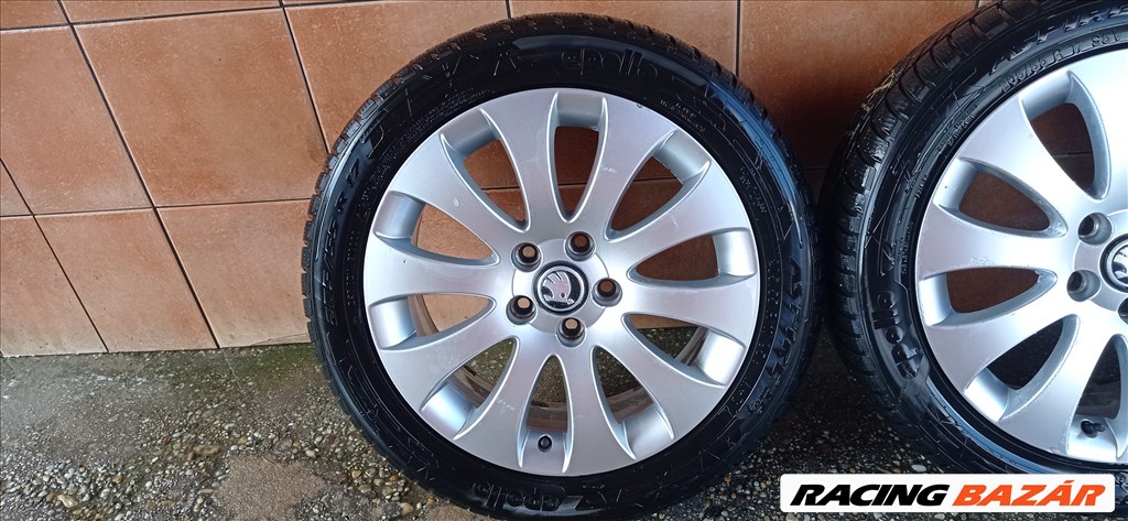 SKODA SUPERB 17" ALUFELNI 5X112 TÉLI 205/55R17 GUMIVAL OLCSÒN!!! 4. kép
