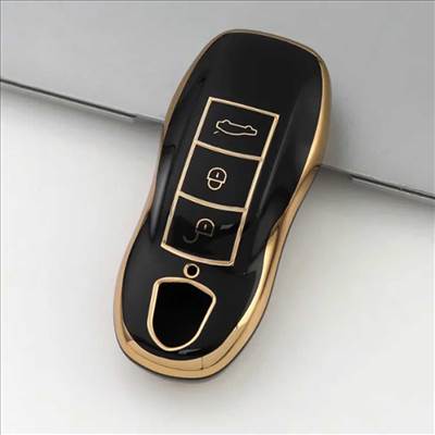 Porsche 3 gombos TPU kulcstok több színben