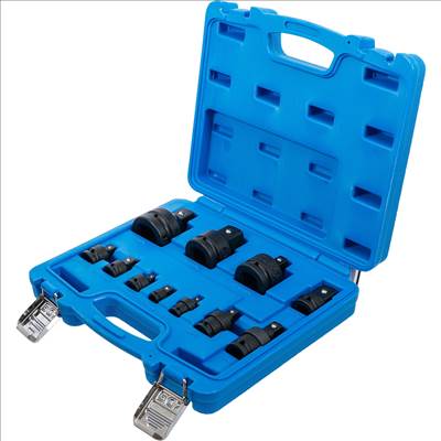 BGS Ütvecsavarozó adapter és univerzális csuklókészlet 6.3mm (1/4") - 25mm (1"), 11db - BGS-25140