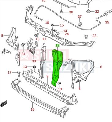 Suzuki Ignis kereszttartó összekötő DIESEL 58240-86G10