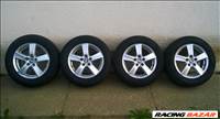 Eladó 4db 15-ös 5x112-es Audi,Vw,Skoda,Seat alufelni 195/65r15 Continental-Apolló téli gumival