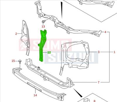 Suzuki WR+ kereszttartó összekötő Diesel 58240-84E00
