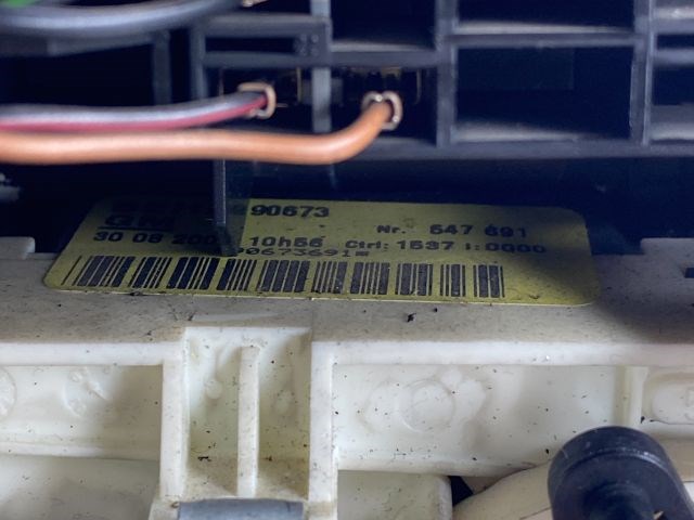 OPEL ZAFIRA A Fűtéskapcsoló (manuális klímás) 4. kép