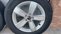 2.Gyári, VW Tiguan 17”/CORVARA/  alufelni, újszerű téli gumi