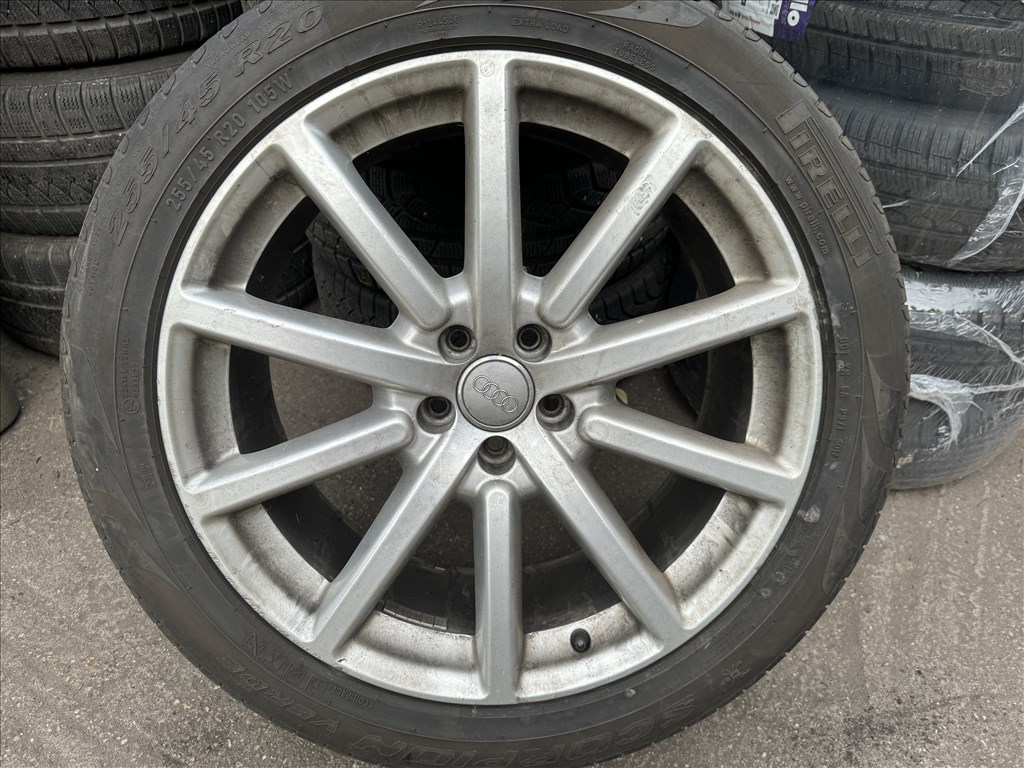 Audi gyári S-Line 8,5X20-as 5X112-es ET33-as könnyűfém felni garnitura eladó 1. kép